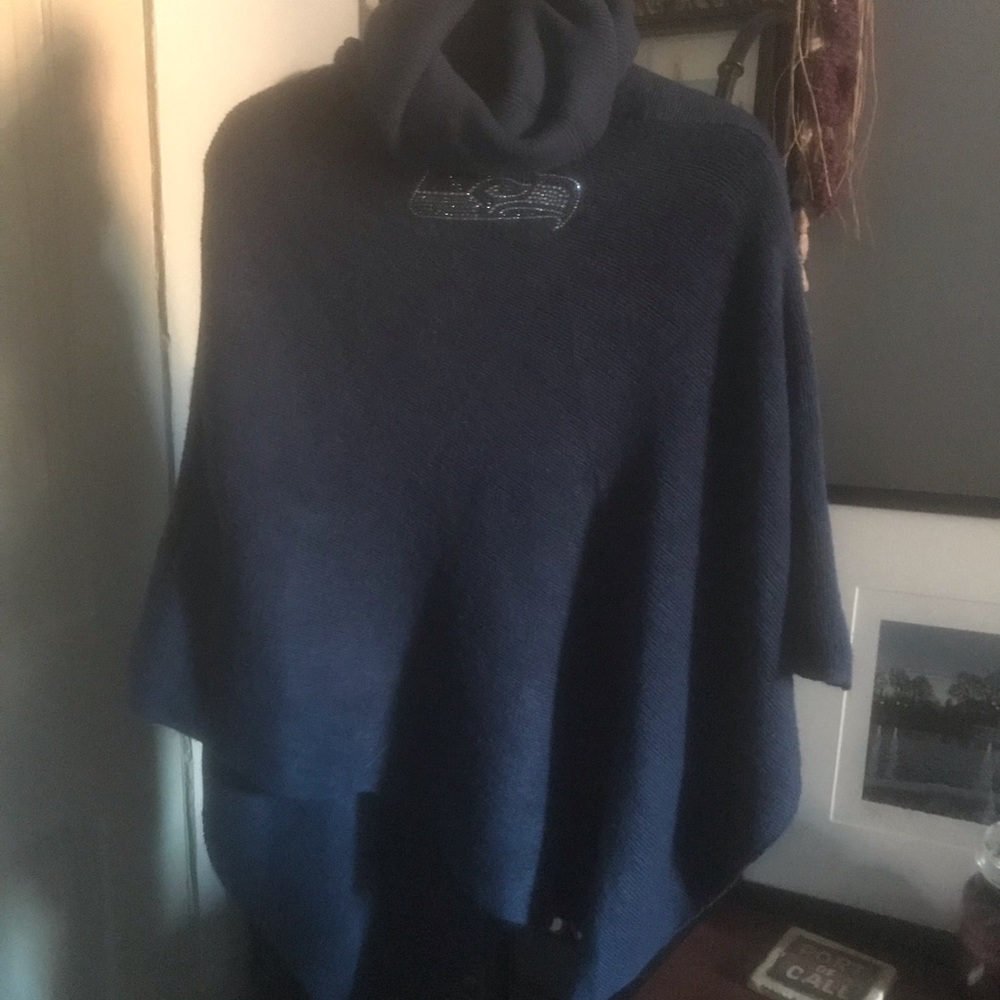 NWOT Seattle Seahawks Team Poncho